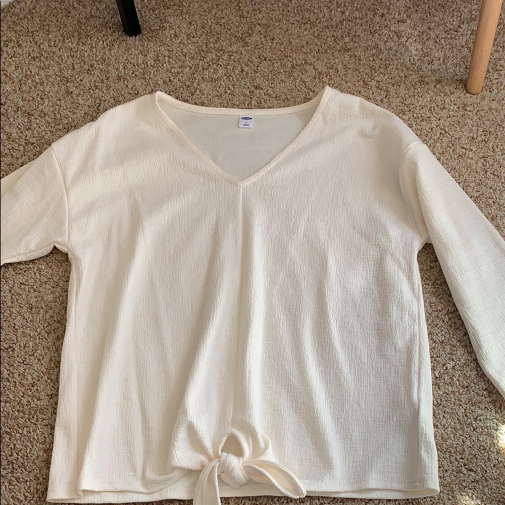 Cream blouse
